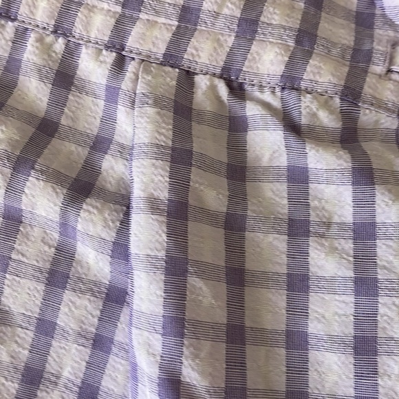 Riley & Rae Women’s plaid Lightweight Lilac Petal Shorts Size M NWT - Picture 9 of 11